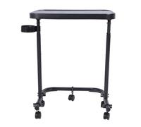 HEEPDD Tavolino Servitore, Comodino Ad Altezza Regolabile per Uso Medico e Home Office, Supporto Pieghevole Magnetico Portatile e Leggero con Piano Staccabile