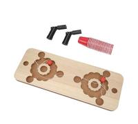 HEEPDD Tavolo da Gioco per Bere Birra Pong, Tavola in Legno di Pino, Divertente Gioco di società con 20 Tazze per Adulti, Ideale per Coppie e Riunioni di Single