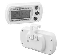 HEEPDD Termometro Digitale per Frigorifero, Termometro per Congelatore Impermeabile con Display Digitale per Frigorifero da Auto da, Campeggio All'aperto, 2 Pezzi, da -20 a 50 ℃,