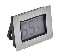 HEEPDD Termometro Elettronico LCD Igrometro, Ampio Schermo con Design Incorporato per Scatola di Sigari Custodia per Chitarra Armadietto del Vino Guardaroba Casa