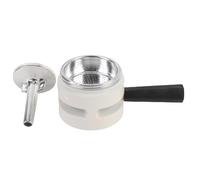 HEEPDD Termostato a Doppia Valvola, Caffettiera in Alluminio con Facile Installazione, Perfetta per la Preparazione del caffè con Moka e Fornelli, Ideale per gli Amanti del caffè Italiano (WHITE)