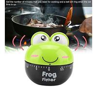 HEEPDD Timer da a Forma di Animale dei Cartoni Animati, Materiale, Timer Meccanico Carino e Pratico, Perfetto per Cucinare con Intervallo da 1 a 55 Minuti da a Forma di Animali dei Cartoni (GREEN)