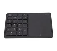 HEEPDD Tipo C Wireless Numeric KeyPad TouchPad Connessione a Doppia modalità Materiale ABS per Laptop (BLACK)