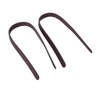 HEEPDD Tracolla in Pelle, Accessori Fatti a Mano con Rivetti in Bronzo, Tracolla Regolabile per Borse Fai-da-te, Lunghezza 25,59 Pollici per Progetti Creativi (Caffè)