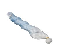 HEEPDD Trama di Capelli per Bambola, di Capelli Sfumati Blu in Seta Morbida Ad Alta Temperatura da 30 Cm Parrucca per Bambola Alla Moda per Progetti Artigianali (Rotolo Romano)