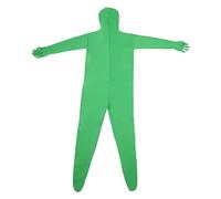 HEEPDD Tuta con Schermo Verde Tuta Chromakey, Aderente Verde Elastica per Tutto il Corpo con Cerniera Posteriore per Prestazioni in Studio Cinematografico di Post Produzione Video (180 cm)