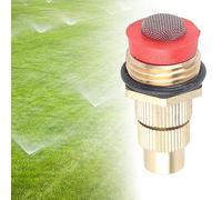 HEEPDD Ugello Nebulizzatore 5 Pezzi G1/2 Spruzzo Fine Regolabile in Rame per Tubo da Giardino, Testa di Irrigazione a 360 Gradi per il Raffreddamento delle Verdure nel Patio della Serra