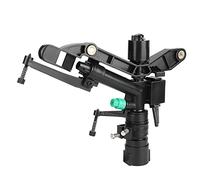 HEEPDD Ugello Regolabile a Cerchio Completo Spruzzo Semicircolare da 30 a 360 Gradi per Irrigazione di Giardini e Fattorie Irrigatore a Impatto in Plastica G1 Femmina con Nan Giardinaggio