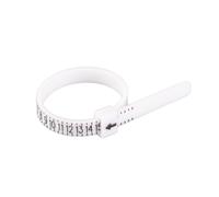 HEEPDD US Ring Sizer, Manometro per le Regolabile, Strumento di Misurazione del Tester Anello Nuziale, Tester di Sizer Ad Anello Flessibile in Plastica per Strumenti di Gioielli, Meglio per gli