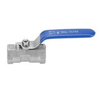 HEEPDD Valvola a Sfera Filo Femmina Versatile Uso Industriale Valvola di Spegnimento per Acciaio Inossidabile, 6 Dimensioni (3/8 "(3 Punti))