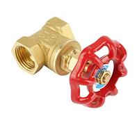 HEEPDD Valvola del Cancello in Ottone DN15 Robusto per Acqua, Petrolio, Gas, Adatto per Acqua, Petrolio, Gas, Adatto alla Valvola di Attrezzatura Farmaceutica