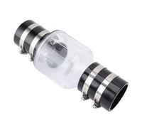 HEEPDD Valvola di Ritegno della Pompa Pozzetto Silenziosa, Flapper a Molla, Prevenzione del Riflusso e Silenzio, Corpo Chiaro, Materiale ABS, Facile Installazione per il di Pompe per Pozzetto NAN (L)