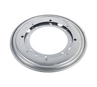 HEEPDD Vassoio Girevole Resistente Rotondo Zincato Cuscinetto per Giradischi Lazy Susan, 9 Pollici, Argento, Rotazione Liscia, per Mobili da e Piatti da Portata Bar e Ristorante (9 Pollici)