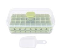 HEEPDD Vassoio per Cubetti di Ghiaccio 64 Celle, Stampo in Silicone a | Pulsante Per Far Cadere i Cubetti, Scatola Impilabile Mantiene il Ghiaccio in Ordine, 8,66 Pollici di Larghezza, Per Casa