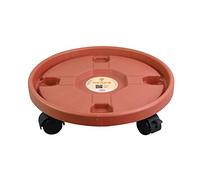 HEEPDD Vassoio per Lo Spostamento delle Piante, Design a Griglia in ABS Rinforzato con Ruote di Bloccaggio Universali, Bordo Curvo Impedisce Il Traboccamento dell'Acqua per Vasi da (HEEPDDA71ayK8O-D)