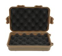 HEEPDD Wild Survival Storage Box, scatola portaoggetti da esterno, multiuso, antiurto, portatile, marrone, Nero