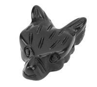 HEEPDD Wolf Head Tipant, Gioielli in Pietra Intagliato con Design Unico per Uomini Catena Regolabile da Donna per l'abbigliamento Quotidiano (WHITE)