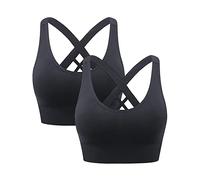 Heersan Reggiseno Sportivo Donna Senza Ferretto Reggiseni Sportivi Donna Push Up Top Sportivo Donna per Yoga Jogging Gym Fitness Boxing Sport Bra