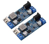 Heevhas 2PCS 24V/V12 a 5V 5A Raddrizzatore sincronoModulo di alimentazione DC-DC XY-3606 Convertitore di alimentazione USB Alta corrente Alta efficienza di identificazione della ricarica rapida