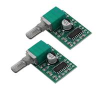 Heevhas 2PCS Mini PAM8403 amplificatore DC 5 V 3 W+3 W Audio digitale scheda amplificatore con potenziometro Modulo scheda amplificatore di potenza amplificatore audio stereo