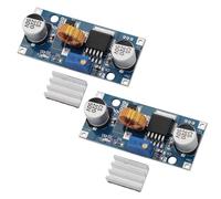 Heevhas 2PCS XL4015 DC-DC Dimettiti Modulo convertitore buck 5A regolabile 1,25-36V Modulo step-down Convertitore Buck alta energia 96% con dissipatore di calore