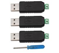 Heevhas Adattatore convertitore da USB a RS-485 USB to 485 Serial Port Adapter Chip CH340 64 bit per Windows 7/8/ Vista/MacOS/Linux (3 pezzi + 1 cacciavite)