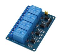 Heevhas DC 5 V 4 Kanal Relay Shield Relais Modul Relais-Steuerplatine mit Optokoppler Mit Kontrollleuchte für Arduino PIC AVR ARM