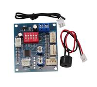 Heevhas DC12V 5A Modulo ventola regolatore di velocità Controllo ventola autonomo Termostato a 4 fili con cicalino e sonda Scheda modulo controller fai da te per regolatore di temperatura ventola PC