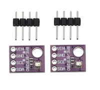 Heevhas GY-BMP280-5V Modulo sensore di temperatura Modulo sensore pressione atmosferica Sensore di pressione dell'aria Modulo scheda breakout I2C BMP 280 (2 pezzi)