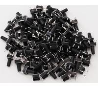 Heevhas Interruttore a pulsante tattile Mini Micro Tact Switch 6 * 6 * 11mm 4 Pin DIP PCB SMD SMT Interruttore a pulsante tattile momentaneo Componenti elettronici (100 pezzi)