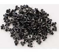 Heevhas Interruttore a pulsante tattile Mini Micro Tact Switch 6 * 6 * 7 mm 4 Pin DIP PCB SMD SMT Interruttore a pulsante tattile momentaneo Componenti elettronici (100 pezzi)
