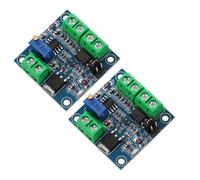 Heevhas Modulo di tensione rotante PWM 0% -100% PWM a tensione 0V-10V Modulo convertitore PWM a tensione Modulo di tensione PWM (2 pezzi)