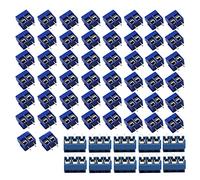Heevhas Morsettiera a Vite PCB 5.08mm 2 Pin + 3 Pin Connettori Saldabili 300V 16A per Arduino DIY Project (50 x 2, 10 x 3)