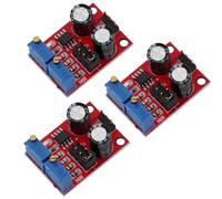 Heevhas NE555 Pulse Frequency Duty Cycle Adjustable Module Generatore di segnale a onda quadra rettangolare Modulo scheda driver motore passo-passo Generatore di impulsi (3 pezzi)