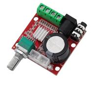 Heevhas PAM8610 DC 12 V Mini audio stereo Scheda amplificatrice AMP Modulo amplificatore digitale portatile 10W+10W Amplificatore a doppio canale