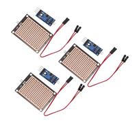 Heevhas Sensore pioggia LM393 Rilevatore pioggia Modulo gocce di pioggia Modulo sensore umidità 3,3-5V (3 pezzi)