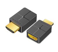HEEZOU 2Pieces maschio a femmina adattatore connettore supporta 4K UHD e 3D per proiettori e display trasmissione segnali stabili