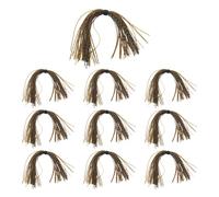 HEEZOU 44 fili/fasci Spinnerbaits Buzzbaits Jigs Squid Silk Skirt Legatura Componente Gonne Accessori da pesca Esche morbide Componente da pesca