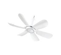 HEEZOU 6 Ventola A Soffitto con Lama con Alimentazione USB da 5 V 1 7 M Cavo Esteso Soluzione Raffreddamento Silenzioso per Lo Spazio Esterno Interno Clip Alimentazione USB sulla Ventola