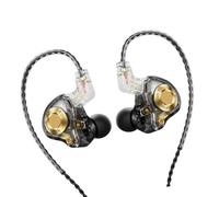 HEEZOU Build Premium 3 5 Mm in Cuffie Auricolari con Cavo Intercambiabile E Rumore Isolante Punta Siliconica Design Ergonomico negli Auricolari Pesanti