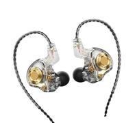 HEEZOU Build Premium 3 5 Mm in Cuffie Auricolari con Cavo Intercambiabile E Rumore Isolante Punta Siliconica Design Ergonomico negli Auricolari Pesanti