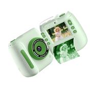 HEEZOU Funzione Stampa Giocattolo Fotografica per Bambini Design A Doppia Fotocamera 10x Batteria Ricaricabile Ricaricabile Incluso Screenie La Protezione degli Occhi Bambini Fotocamera