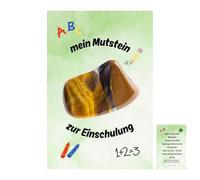 HEEZOU Occhio di tigre naturale con retro adesivo, per progetti scolastici e ricordi creativi, regali unici per bambini con occhio di tigre