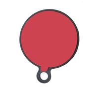 HEEZOU per Supporto A Montaggio Cruscotto Circolare con Design da 80 Mm per Elettronica Secure Adesive Base Montaggio del Telefono nel Cuscinetto del Cruscotto Circolare Rosso del Veicolo