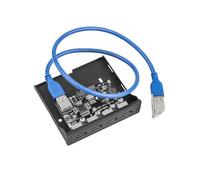 HEEZOU Scheda di espansione PCIE della baia degli azionamenti anteriori USB3.0 di velocità veloce all'adattatore di 4 porte per i desktop