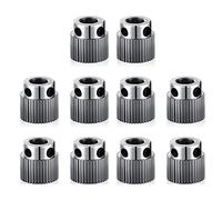 Hefddehy 10 pezzi estrusore ruota 3D parti della stampante 36 denti ingranaggi in acciaio estrusore ingranaggio per -10, -10S, S5, 3