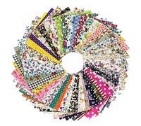 Hefddehy Trapunta fai da te, 60 pezzi, 10 cm x 10 cm, tessuto di cotone patchwork Buendel