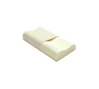 HEFEL Cuscino cervicale Memory M 30x50cm (Champagne) bianco