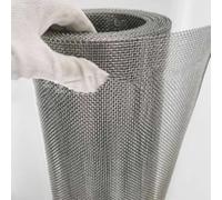 HEFJIAYCIQ 304 Rete metallica tessuta in acciaio inox, 1.1Mm foro calore resistere Mesh schermo metallico, per il patio del portico della porta della finestra,Argento,75x300cm(29x118inch)