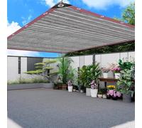 HEFJIAYCIQ 55% Telo Ombreggiante Per Giardino, Copertura Ombreggiante Per Piante Rete Resistente Ai Raggi UV, Per Ortaggi E Fiori in Serra,Argento,5x9m